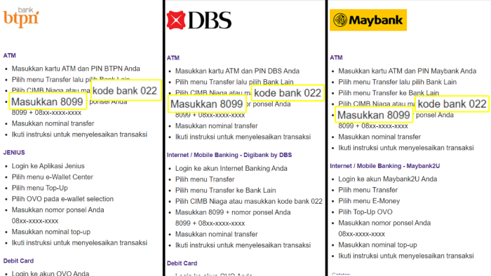 bank ini harus input 2 kali kode sebelum top up ke ovo