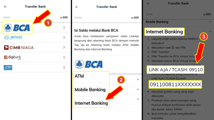 cara melihat kode virtual account linkaja untuk bank bca