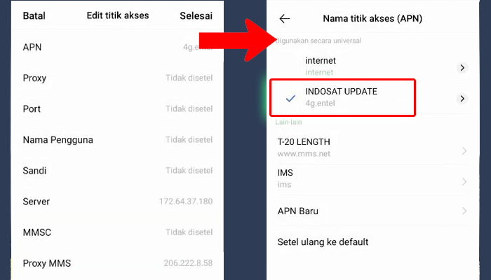 cara setting apn indosat android 02