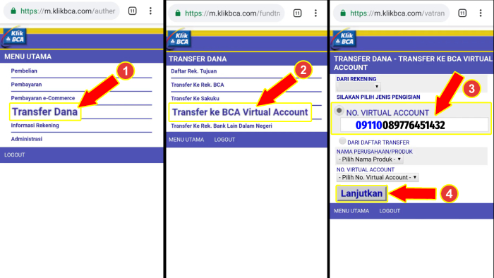 cara top up link aja dari bca