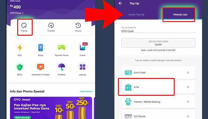 cara transfer dana ke ovo 01
