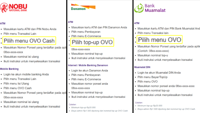 menu top up ovo tersedia tanpa perlu kode