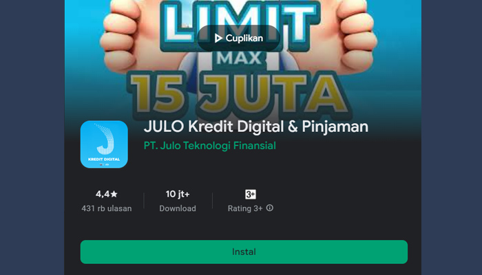 aplikasi julo