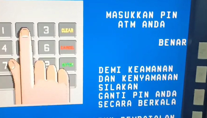 atm bri masukan pin atm