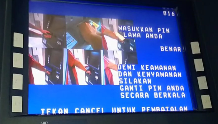 atm bri masukan pin lama