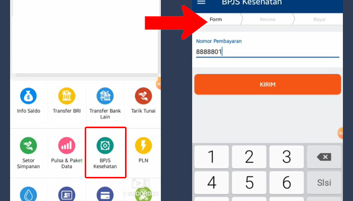 brilink bpjs kesehatan - nomor pembayaran