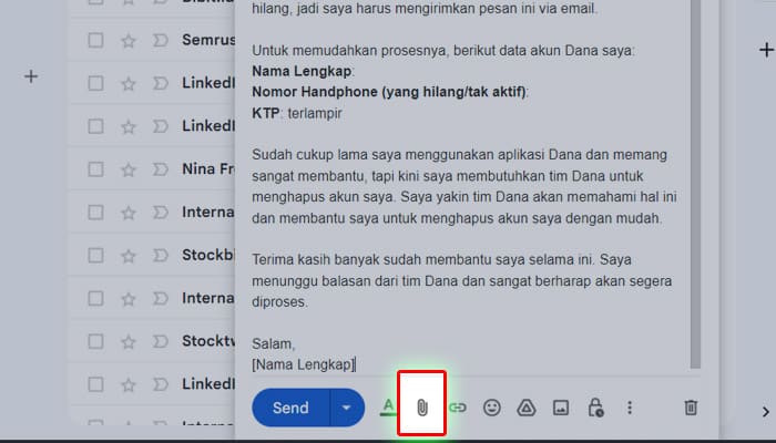 gmail attach