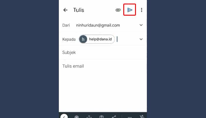gmail kirim