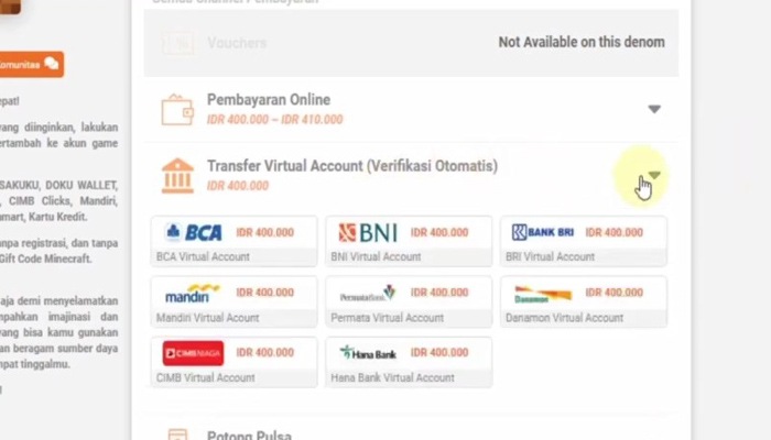 unipin transfer virtual account