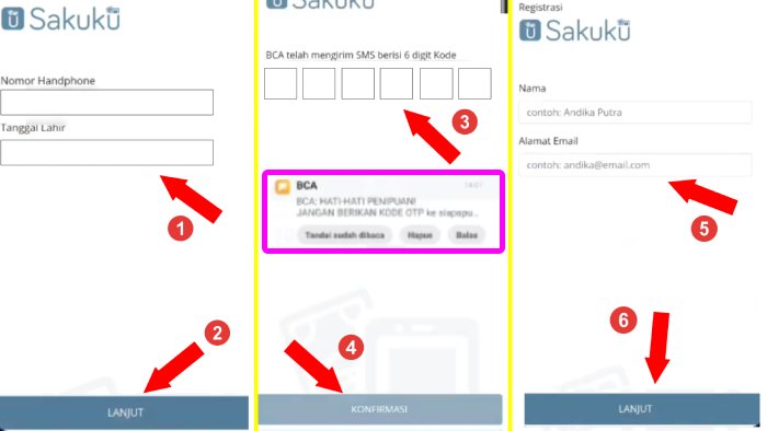 verifikasi dari bca untuk akun sakuku