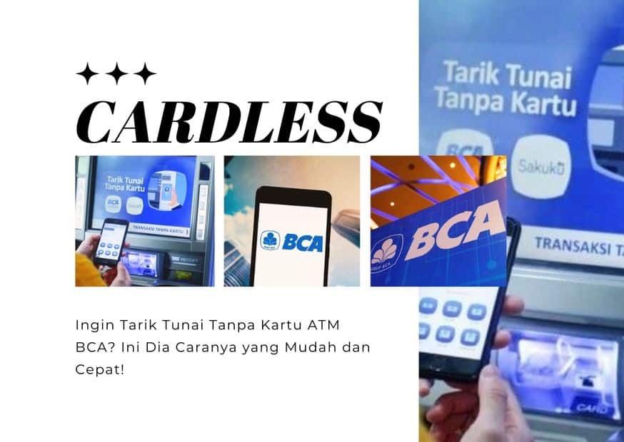 Tips Praktis Cara Tarik Tunai Tanpa Kartu ATM BCA, Bisa Dilakukan