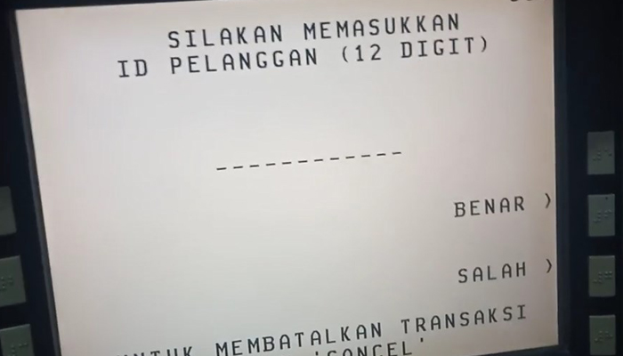 atm bca id pelanggan pln