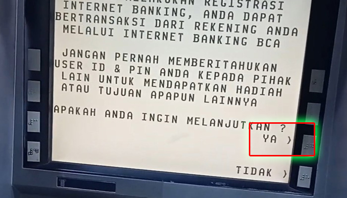 atm bca ketentuan internet banking