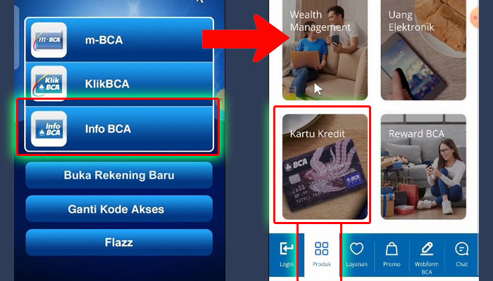 bca mobile info bca - produk kartu kredit