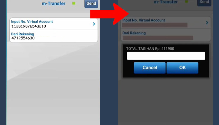 bca mobile input no virtual account home credit - pin
