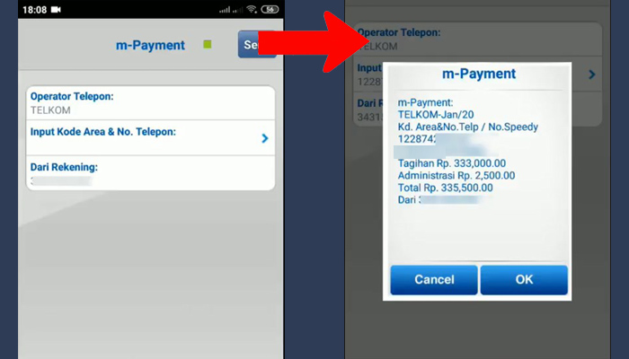 bca mobile m-payment - konfirmasi
