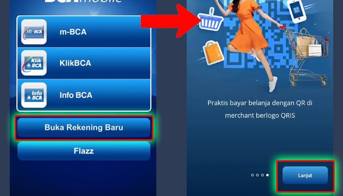 bcamobile buka rekening baru - lanjut