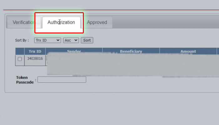 bri cash management system authorization