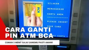 cara ganti pin atm bca