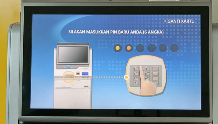 cs digital bca masukan pin baru