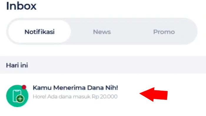 inbox blu bca notifikasi dana masuk dari ovo