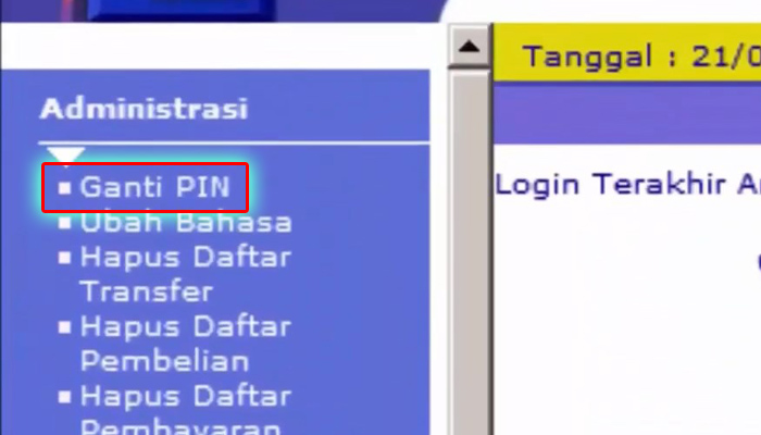 klik bca ganti pin