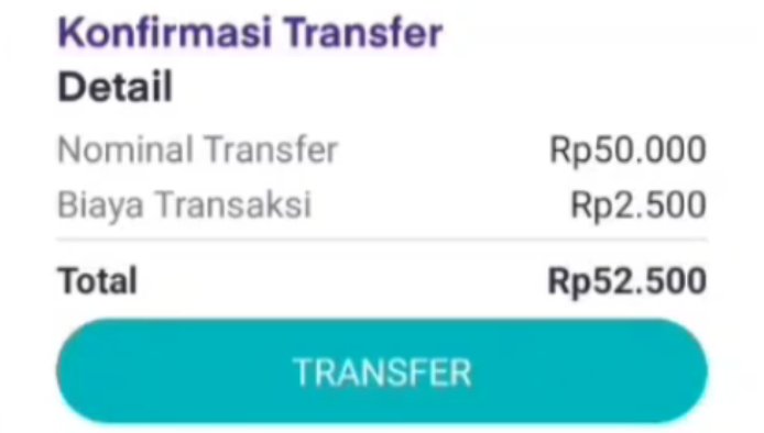 konfirmasi transfer ovo ke bank bni