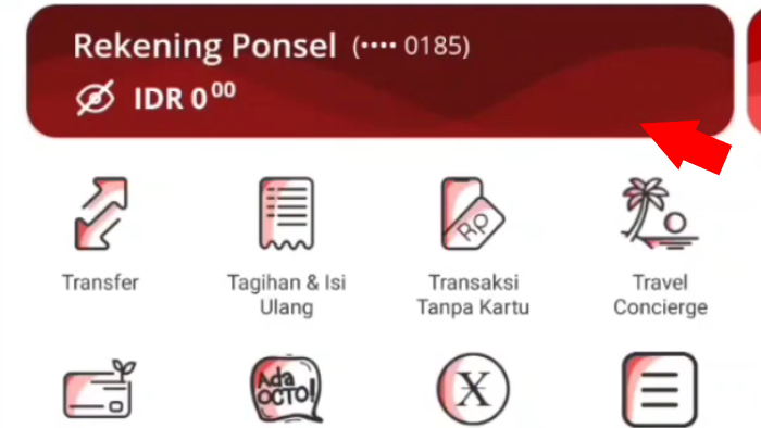 rekening ponsel di cimb niaga