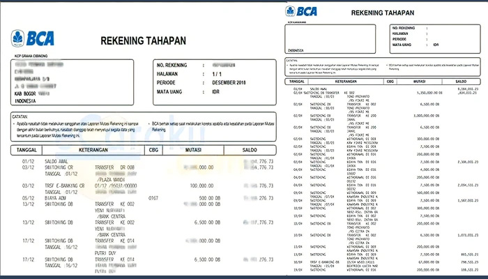 Cara Melihat Mutasi Rekening Bca Lebih Dari 3 Bulan Gampang Pisan