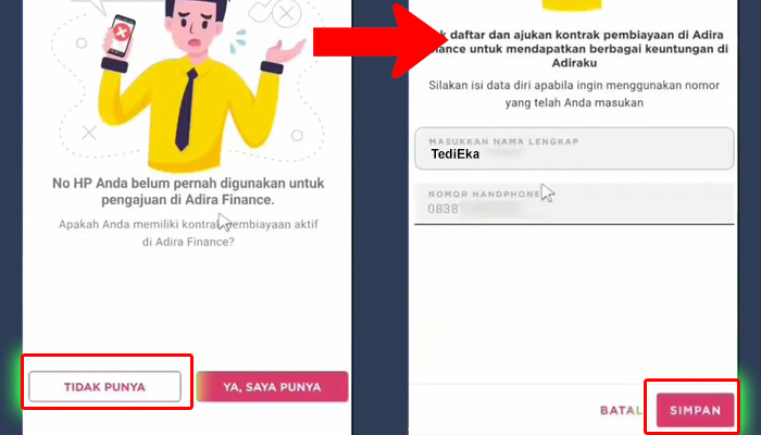 adiraku tidak punya - registrasi