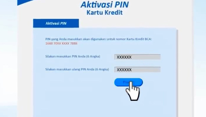 bca masukan pin