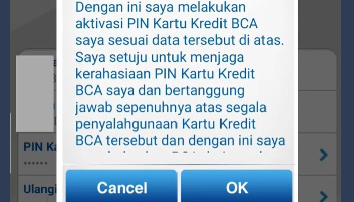bca mobile syarat dan ketentuan pin kartu kredit