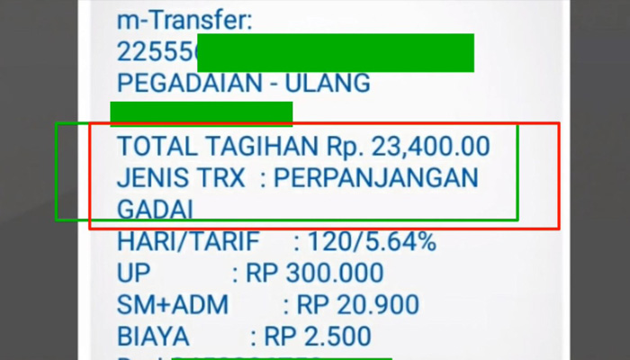 bca mobile total tagihan pegadaian