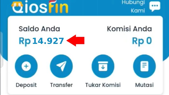 dana masuk dari ovo ke aplikasi qiosfin