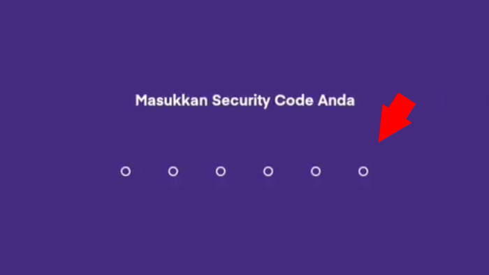 masukkan security code atau pin ovo