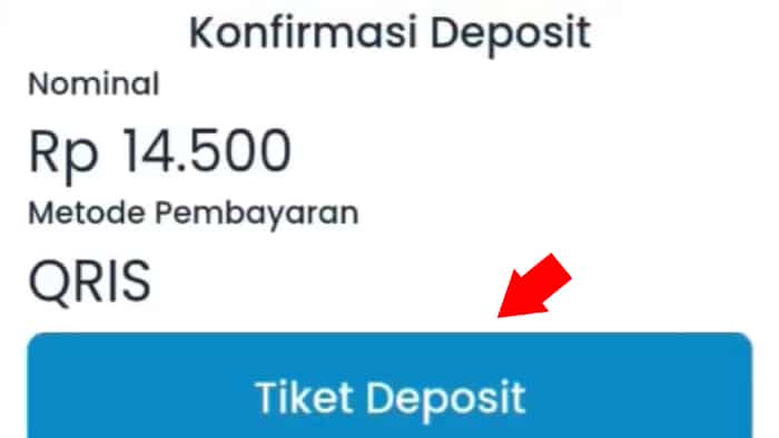 konfirmasi deposit cek nominal dan metode pembayaran qiosfin