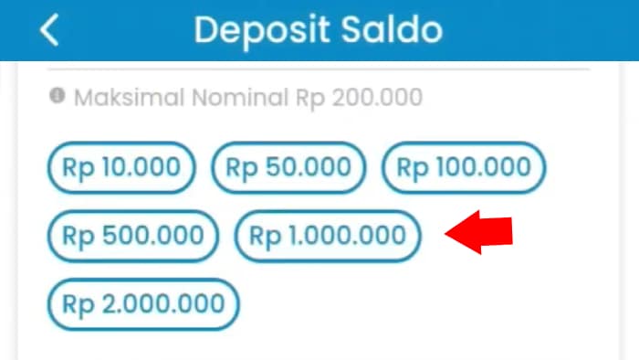 menu deposit dengan nilai lebih besar untuk premium member qiosfin