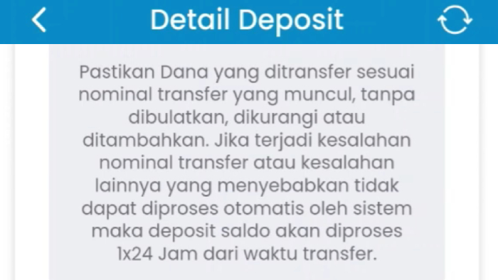 petunjuk transfer qiosfin agar top up masuk