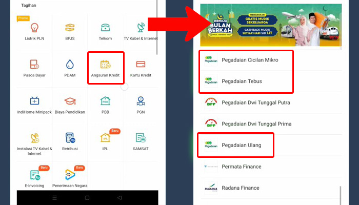 shopee angsuran kredit - pegadaian