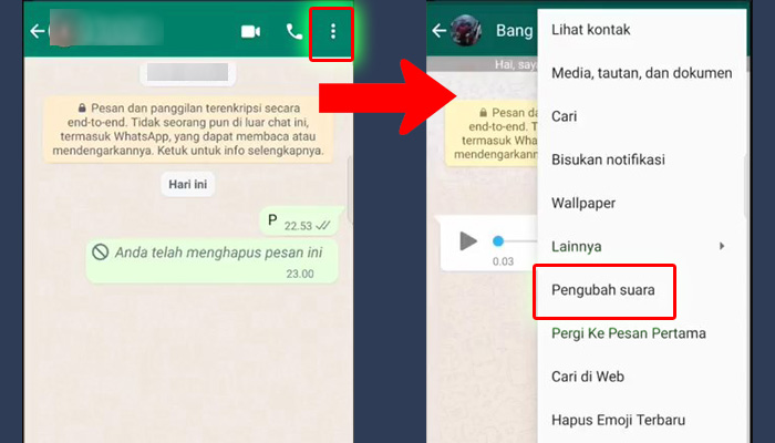 gb wa titik tiga - pengubah suara