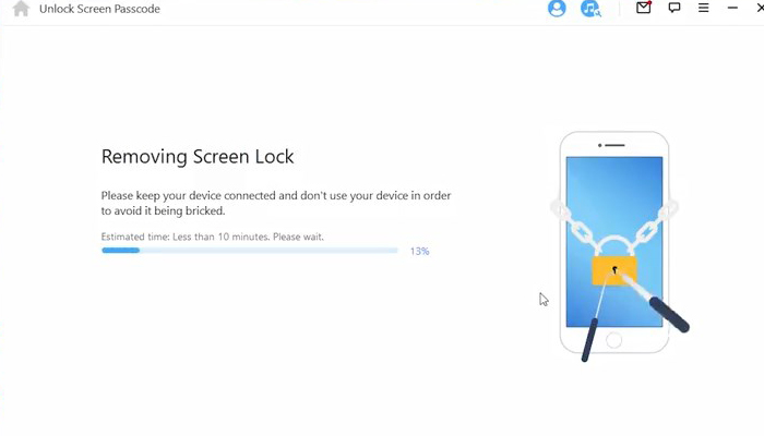 lockwiper removing screen lock