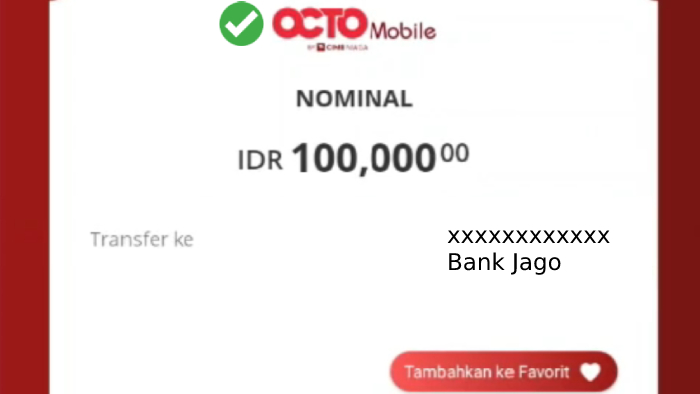 status transfer sukses di octo mobile cimb niaga