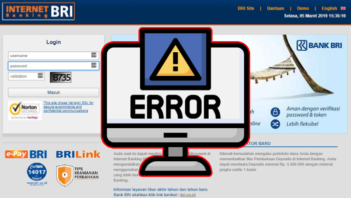 Cara Mengatasi Kode Error 114 Internet Banking BRI