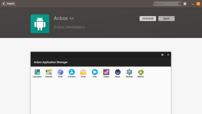 anbox emulator android untuk linux