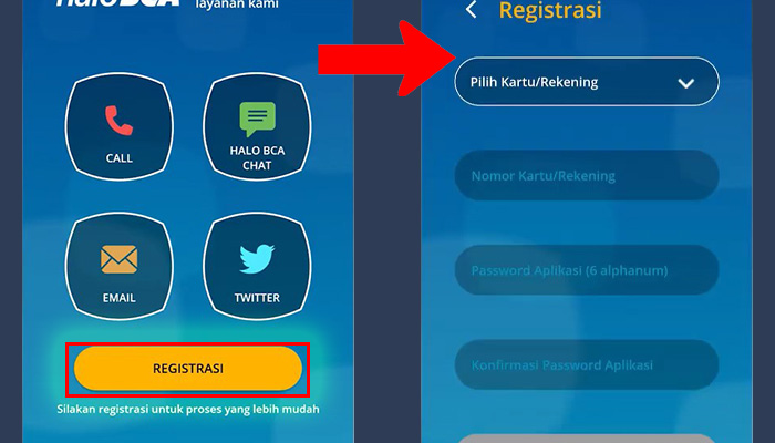 halo bca registrasi