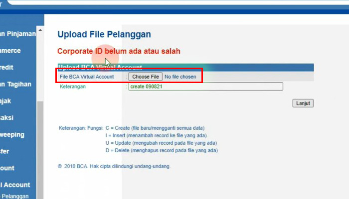 klikbca bisnis file bca virtual account