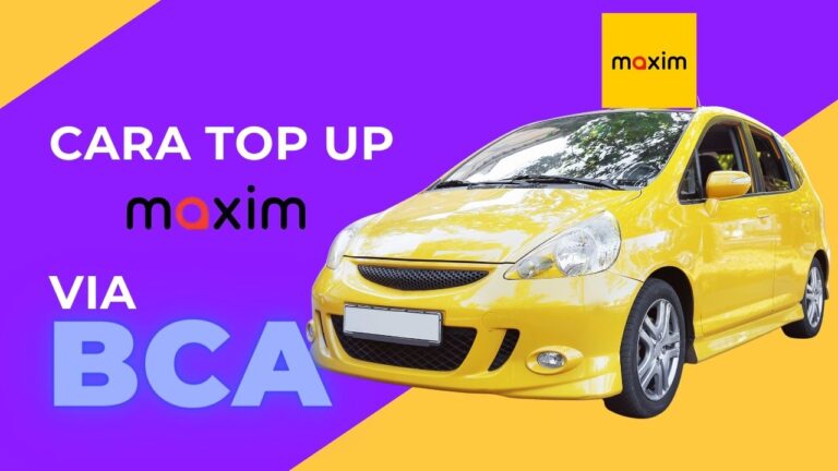 Cara Top Up Maxim Lewat m-Banking BCA