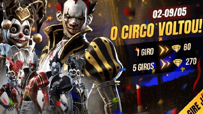 Contoh Nama Free Fire Creepy untuk Cowok Bertema Badut atau Clown