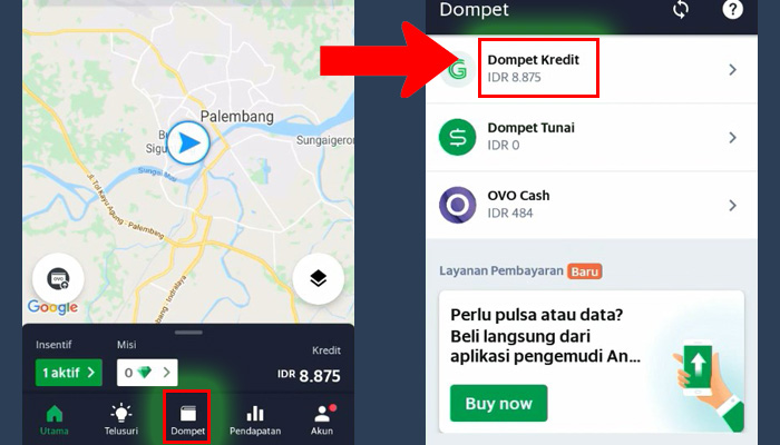 Grab Driver Dompet - Kredit