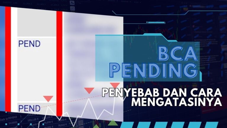 Penyebab Transfer BCA Pending